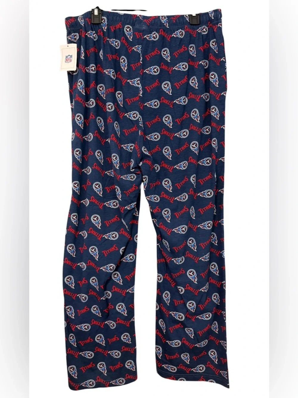 NFL Tennessee Titans Lounge Pajama Pants NWT Large Blue 100% Cotton